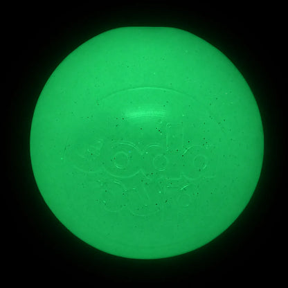 Glow in the Dark Glitter Ball 2-Pack Dog Toy | Soft PUP-X Rubber Floating Fetch Ball with Treat Dispenser | USA Made - SodaPup/True Dogs, LLC