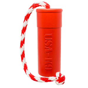 USA-K9 Firecracker Durable Rubber Floating Training Dummy - Large - Red - SodaPup/True Dogs, LLC