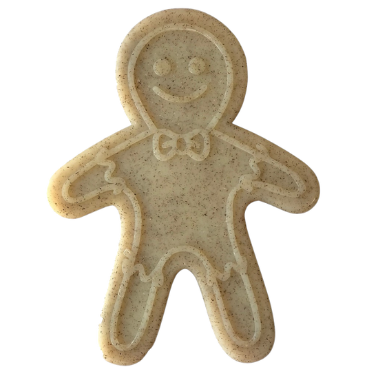 SodaPup Gingerbread Man Nylon Dog Chew Toy Aggressive Chewers | USA Made Brown