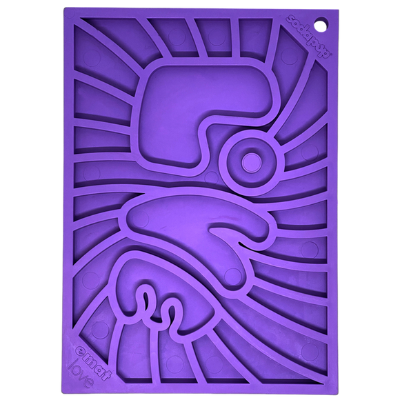 Groovy Love Design eMat Enrichment Lick Mat - small - SodaPup/True Dogs, LLC