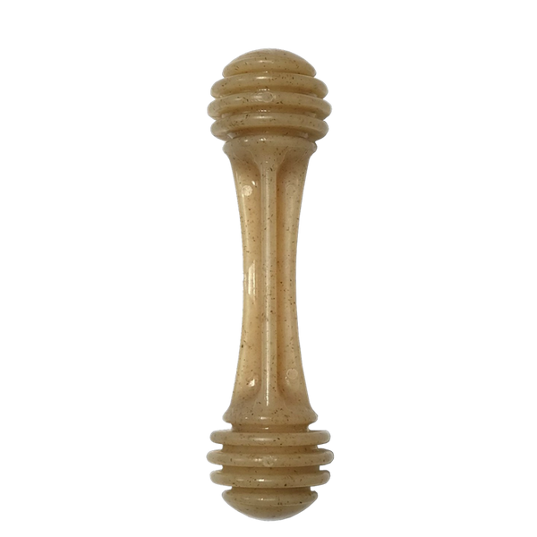 SodaPup Honey Bone nylon chew toy shaped like a honey dipper