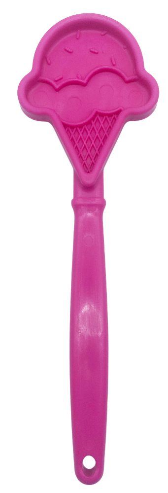 SodaPup eStick Hand-Held Dog Enrichment Toy Interactive Lick Stick | USA Made Ice Cream Cone Pink