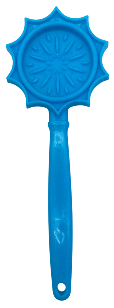 SodaPup eStick Hand-Held Dog Enrichment Toy Interactive Lick Stick | USA Made Flower Light Blue