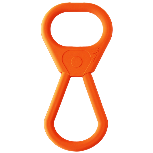 SodaPup Pop Top Rubber Tug Toy Interactive Play | Heavy Chewers USA Made