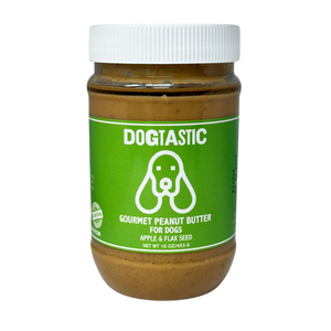 Dogtastic Gourmet Peanut Butter for Dogs - Apple & Flax Flavor - SodaPup/True Dogs, LLC