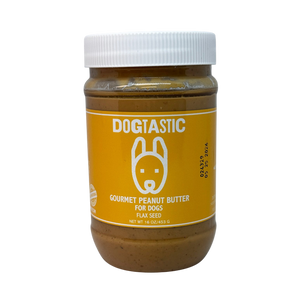 Dogtastic Gourmet Peanut Butter for Dogs - Flax Seed