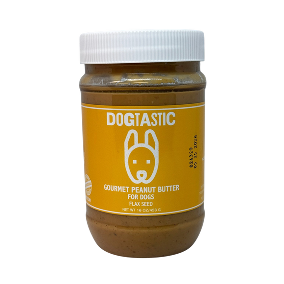 Dogtastic Gourmet Peanut Butter for Dogs - Flax Seed