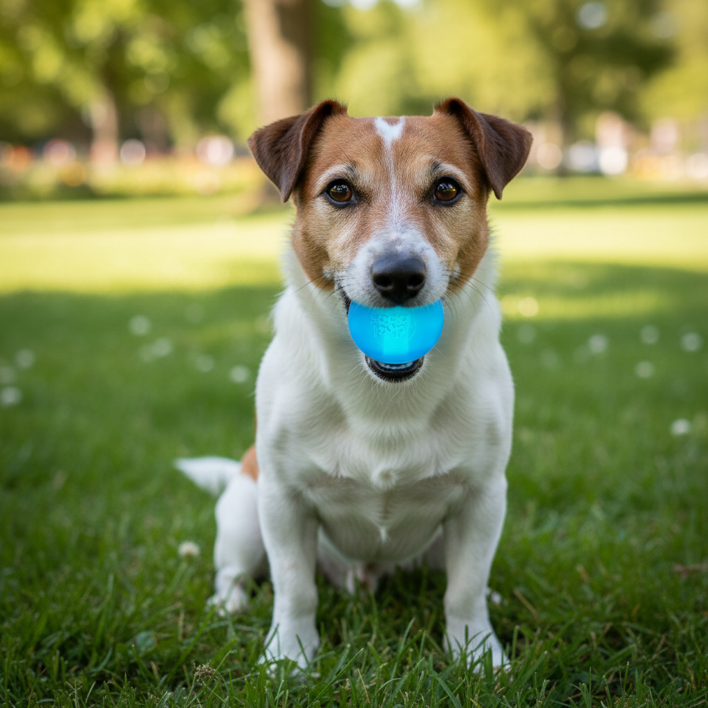 SodaPup Strobe Ball Light-Up Dog Toy Durable Floating Chew | Made USA