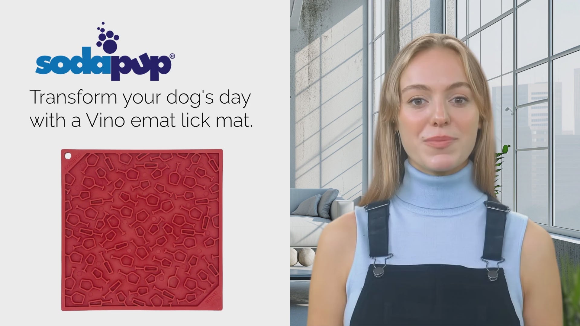 Vino Dog eMat - Enrichment Lick Mat For Dogs and Cats | Wine