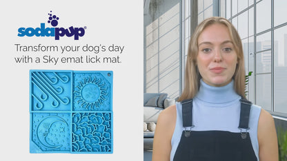 Sky eMat - Enrichment Lick Mat for Dogs and Cats | Celestial Design | SodaPup