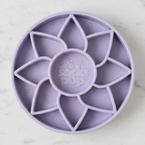 Sunflower Softie eTray Slow Feeder Dog Bowl | Soft Shallow Lick Mat | Yellow & Purple | USA Made - SodaPup/True Dogs, LLC