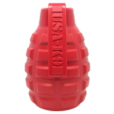 USA-K9 Grenade eDispenser Durable Rubber Chew Toy & Treat Dispenser - red - SodaPup/True Dogs, LLC
