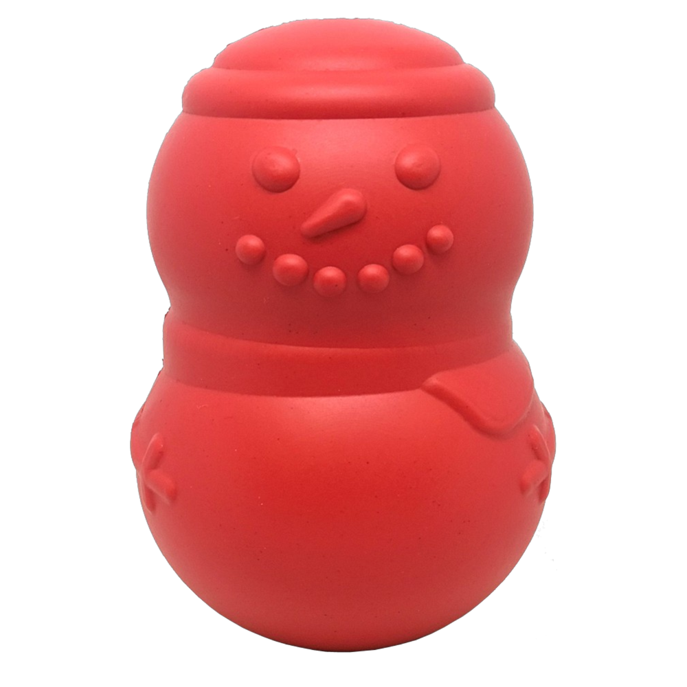 SodaPup Snowman Dog Toy Durable Winter Chew Large Dogs | USA Made