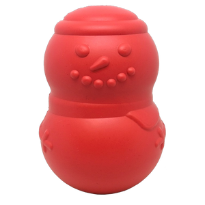 Snowman eDispenser Durable Rubber Chew Toy & Treat Dispenser - SodaPup/True Dogs, LLC