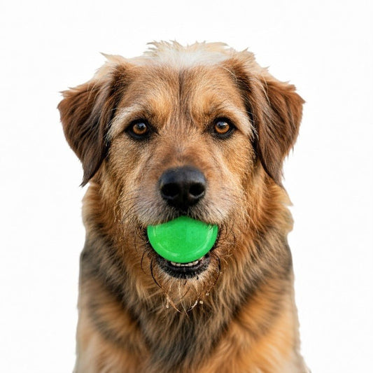 SodaPup Green Glitter Ball 2-Pack Dog Toy | Soft PUP-X Rubber Floating Fetch Treat Dispenser USA Made