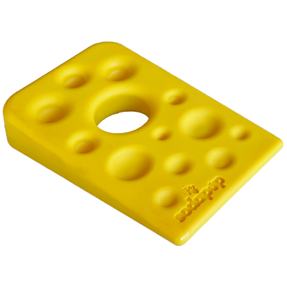 SodaPup Swiss Cheese Wedge Nylon Dog Chew Toy Aggressive Chewers |
