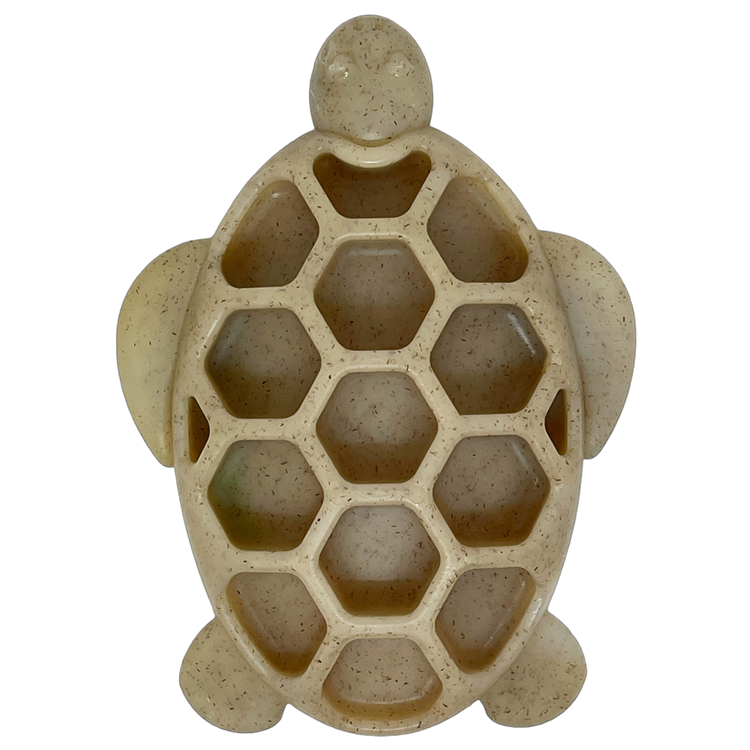 SodaPup Turtle Nylon Chew Toy Ultra-Durable Enrichment Power Chewers USA Brown