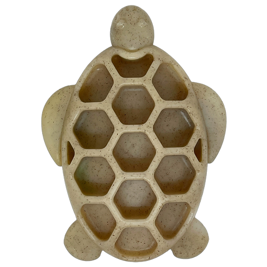 SodaPup Turtle Nylon Chew Toy Ultra-Durable Enrichment Power Chewers USA Brown