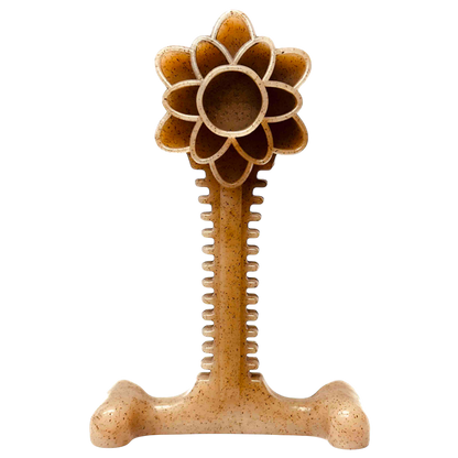 SodaPup Honey Bone Dental Flower Tower Indestructible Nylon Dog Chew Toy XL | USA