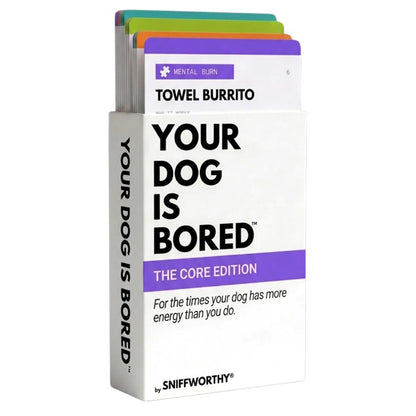YOUR DOG IS BORED - 32 ENRICHMENT ACTIVITY CARD DECK