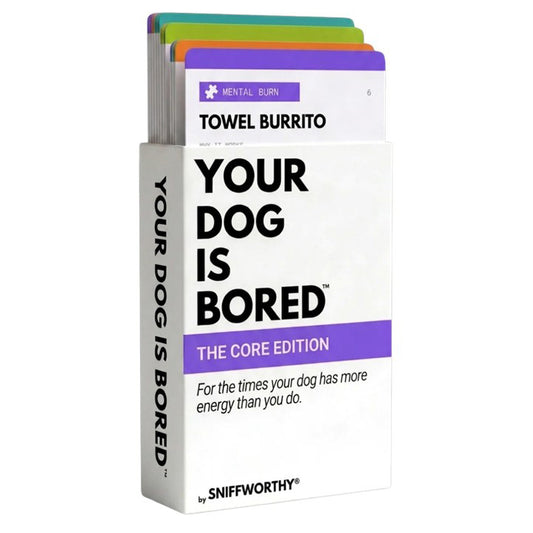 YOUR DOG IS BORED - 32 ENRICHMENT ACTIVITY CARD DECK