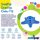 Starfish Ultra Durable Nylon Dog Chew Toy for Aggressive Chewers - SodaPup/True Dogs, LLC