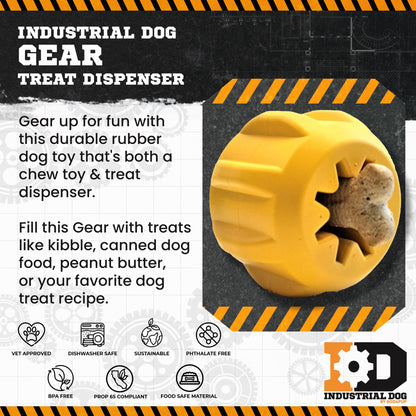 SodaPup Gear eDispenser Durable Rubber Yak Chew Holder & Treat Pocket | USA Made