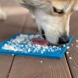 Large Blue Jigsaw & Large Red Bones emat Lick Mat Bundle - SodaPup/True Dogs, LLC
