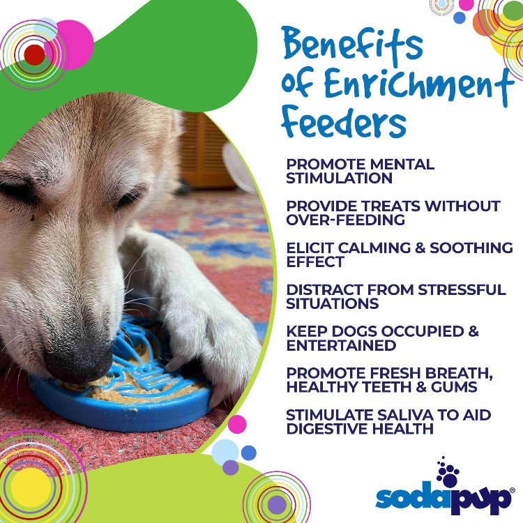 SodaPup Air Nylon eCoin Lick Mat Dogs Durable Enrichment Toy |