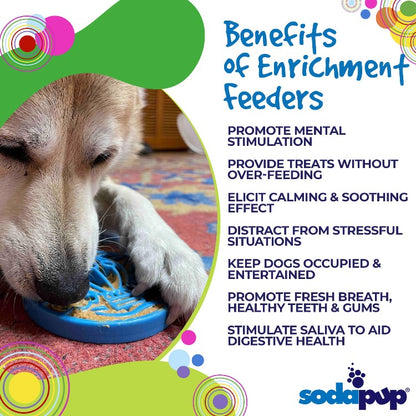 SodaPup Air Nylon eCoin Lick Mat Dogs Durable Enrichment Toy |