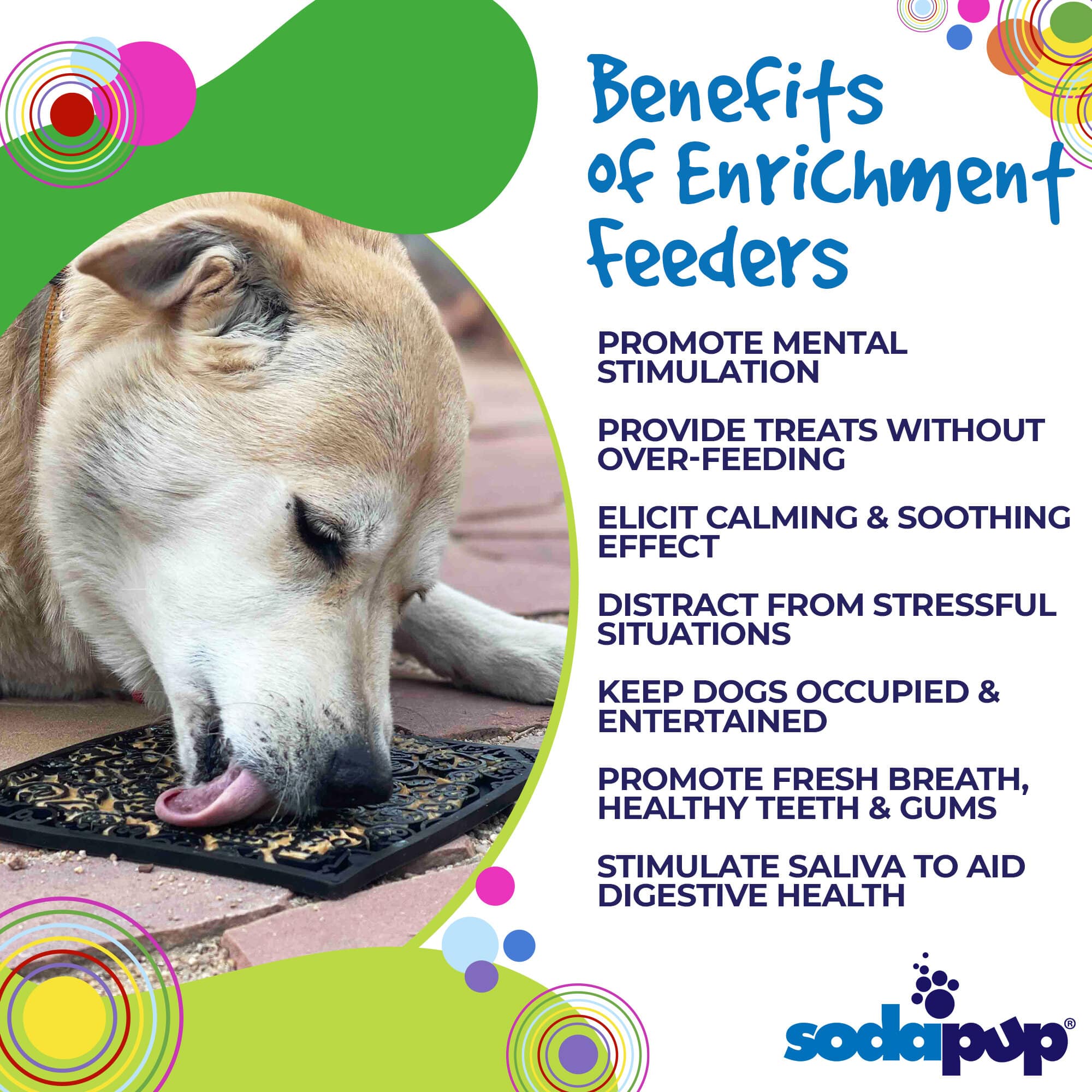 Zombie eMat - Enrichment Lick Mat for Dogs and Cats | Halloween