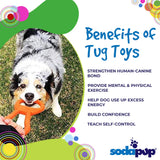 Pop Top Rubber Tug Toy for Interactive Play