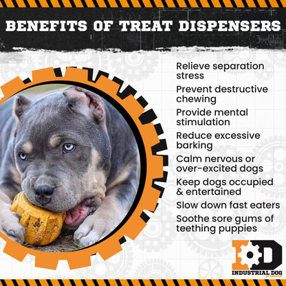 SodaPup Gear eDispenser Durable Rubber Yak Chew Holder & Treat Pocket | USA Made