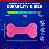 MKB Bone Ultra Durable Nylon Dog Chew Toy for Aggressive Chewers- Pink - SodaPup/True Dogs, LLC