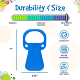 SP Pop Top Pull Tab Ultra Durable Nylon Dog Chew Toy for Aggressive Chewers - Blue - SodaPup/True Dogs, LLC