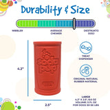 SP Retro Soda Can Durable Rubber Chew Toy and Treat Dispenser - Large - Red - SodaPup/True Dogs, LLC