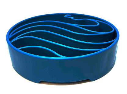 SodaPup Wave eBowl Deep Slow Feeder Dog Bowl Enrichment | Made USA