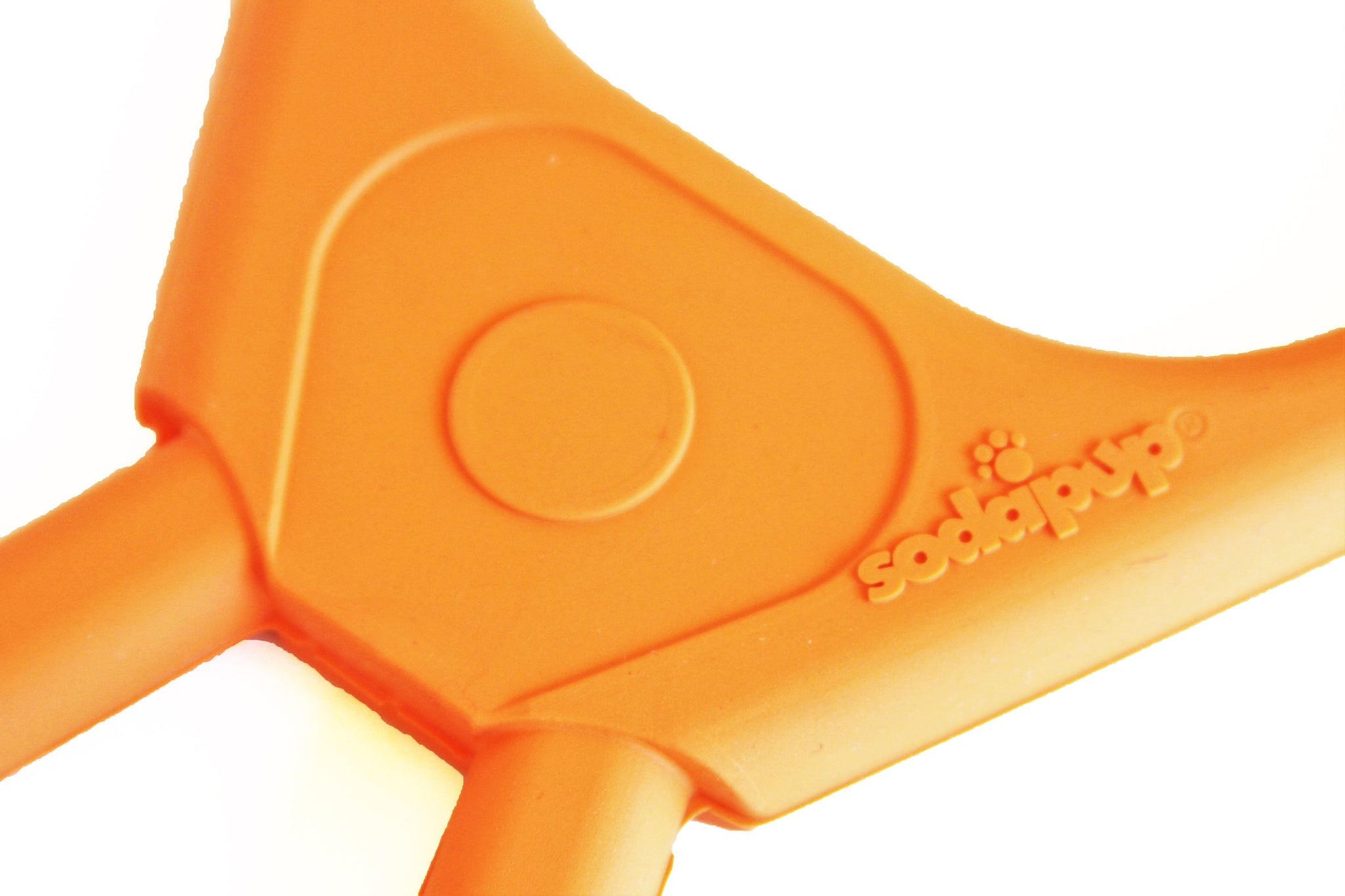 SodaPup Can Opener Tug Dog Toy, Orange