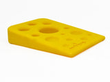SP Swiss Cheese Wedge Durable Nylon Dog Chew Toy for Aggressive Chewers - Yellow - SodaPup/True Dogs, LLC