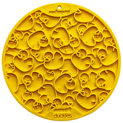 SodaPup Whale & Duckies Dog Lick Mat Bundle | 2-Pack Bathtub eMat Suction Cups