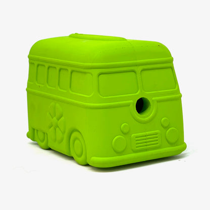 SodaPup Surf's Up! Retro Van Dog Toy Durable Chew Large Dogs | USA Made Up Green