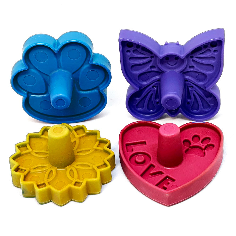 SodaPup Unstoppables Stopper & Stand Rubber Treat Dispensers 4 Pack
