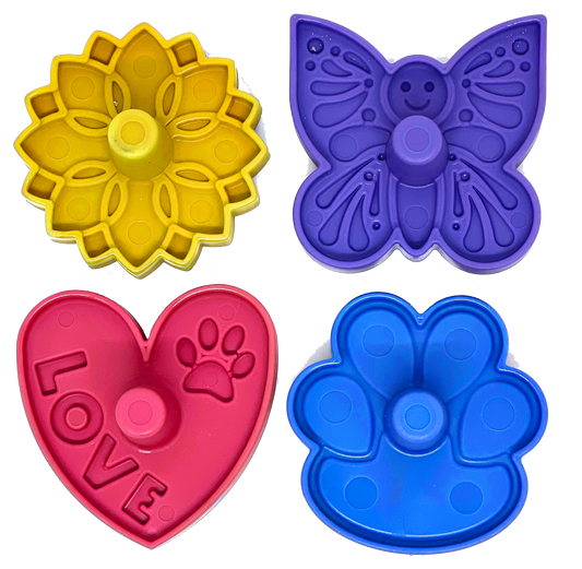 SodaPup Unstoppables Stopper & Stand Rubber Treat Dispensers 4 Pack UnstoppablesStoppers 4-pack