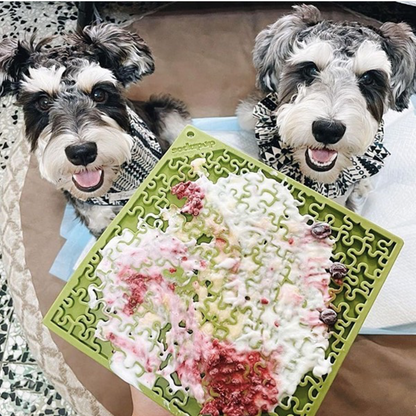 SodaPup Jigsaw Puzzle eMat Enrichment Lick Mat Dogs Cats | Toy Anxiety Relief USA Made