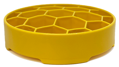SodaPup Honeycomb eBowl Deep Slow Feeder Dog Bowl Enrichment | USA Made