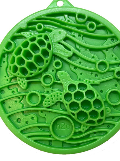 SodaPup Water Nylon eCoin Durable Enrichment Snacking Coin Dogs | USA-Made Lick Mat Alternative