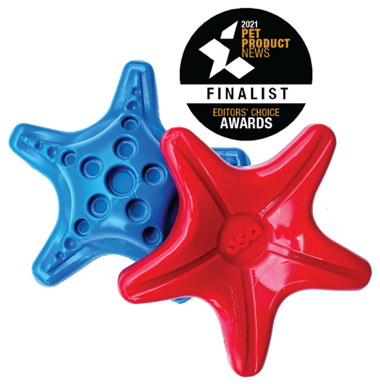 SodaPup Starfish Nylon Dog Chew Toy Aggressive Chewers | USA Made