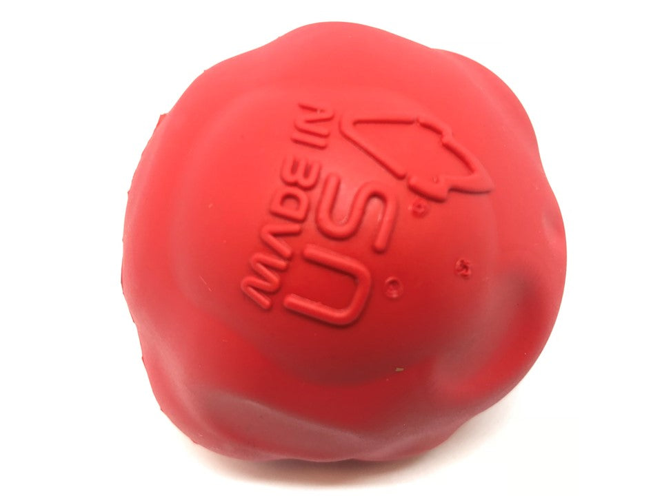 SodaPup Asteroid Rubber Dog Chew Toy Heavy Chewers | Red Retrieving USA Made