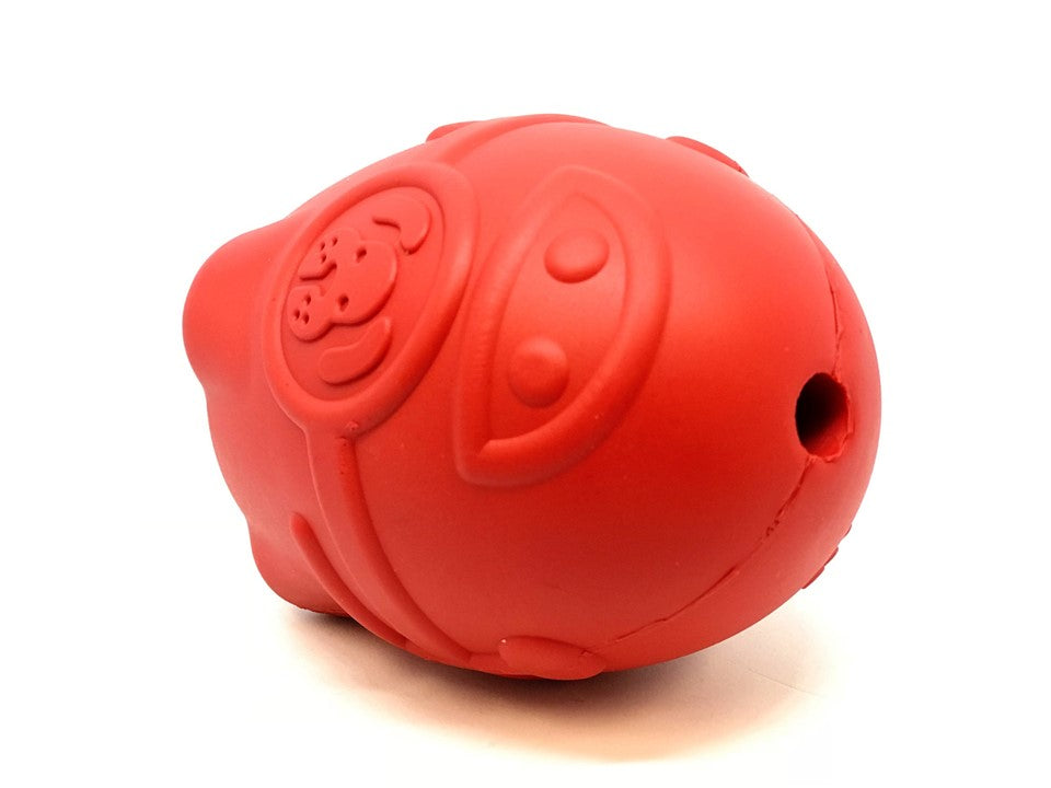 SodaPup Rocketman Dog Toy Durable Rubber Chew & Treat Dispenser | USA Made