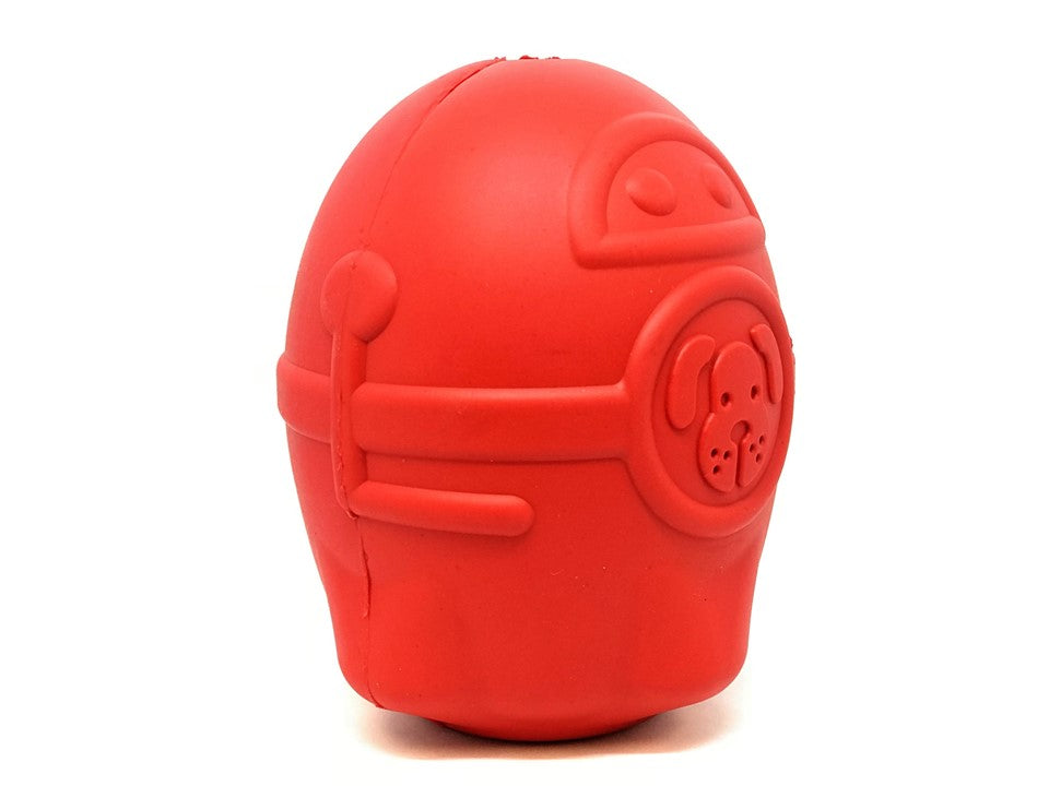 SodaPup Rocketman Dog Toy Durable Rubber Chew & Treat Dispenser | USA Made